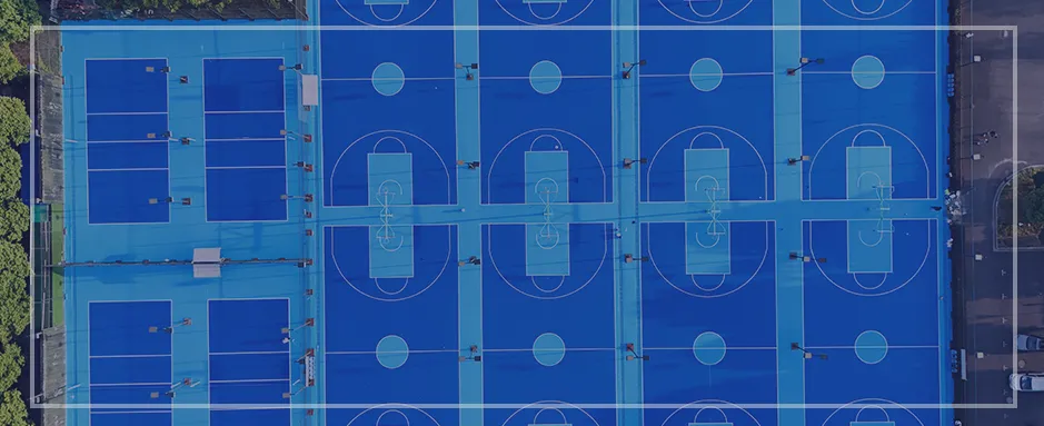 Nano-silicon PU sports court