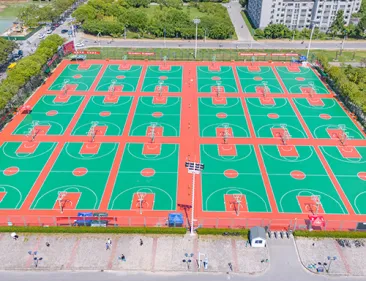Silicon PU Sports Court