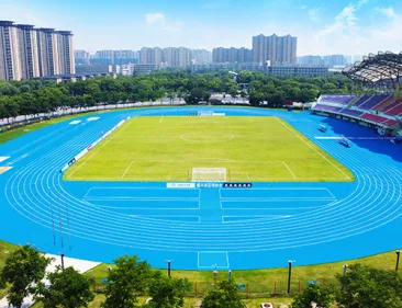 PU prefabricated running track