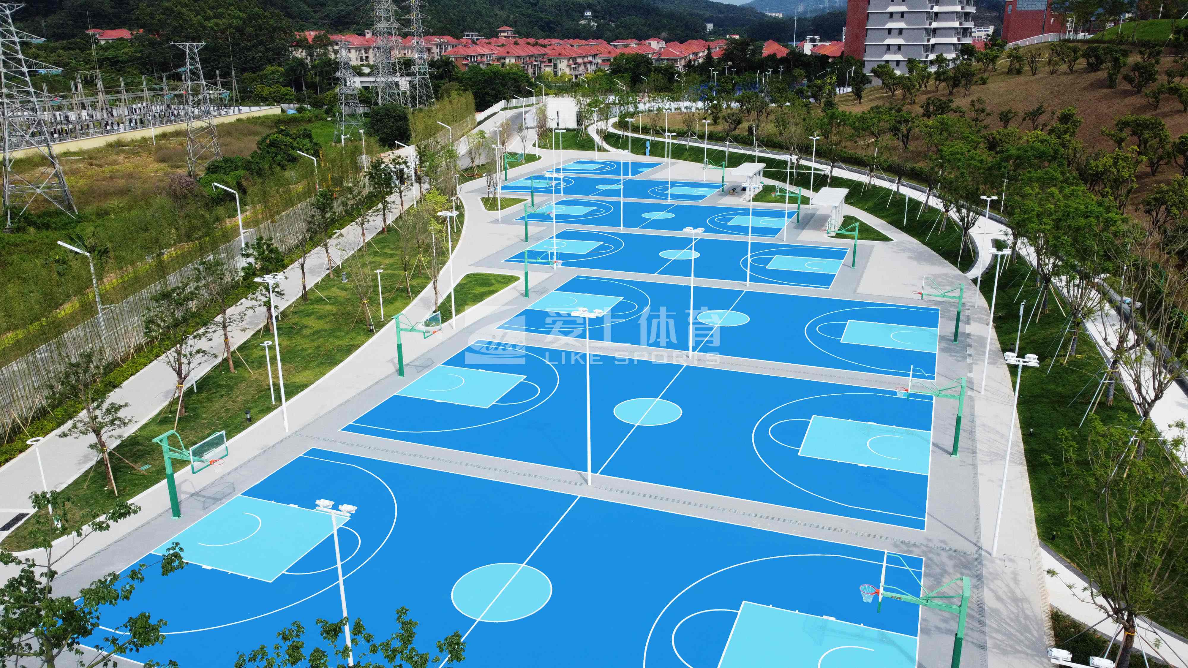 Dongguan BBK Experimental Middle School Basketball Court