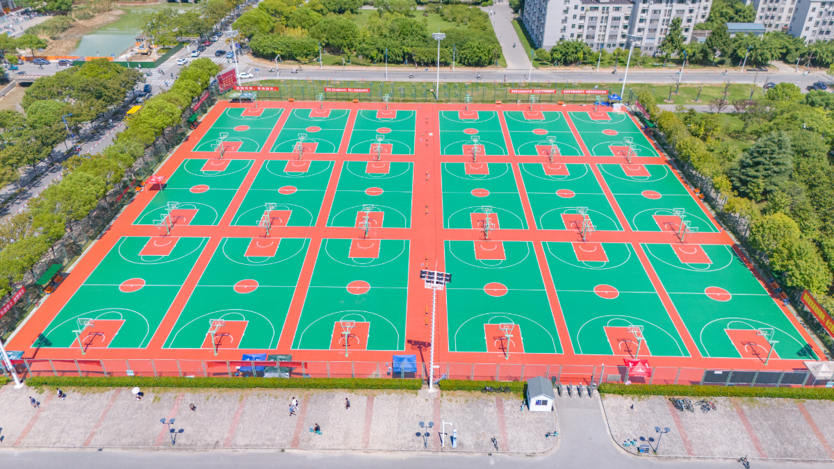 Silicon PU Sports Court