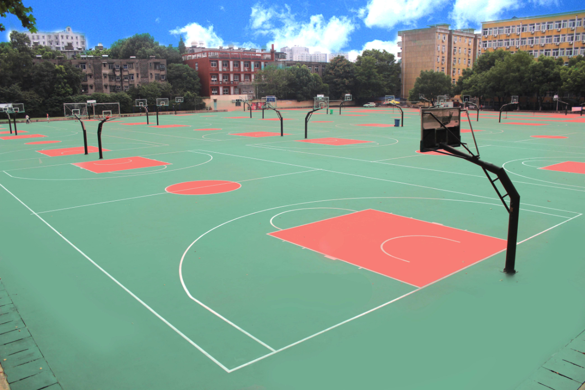 Silicon PU Sports Court