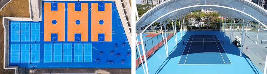 Hard Acrylic Sports Court