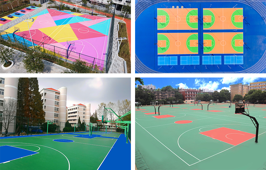 Nano-silicon PU Sports Court